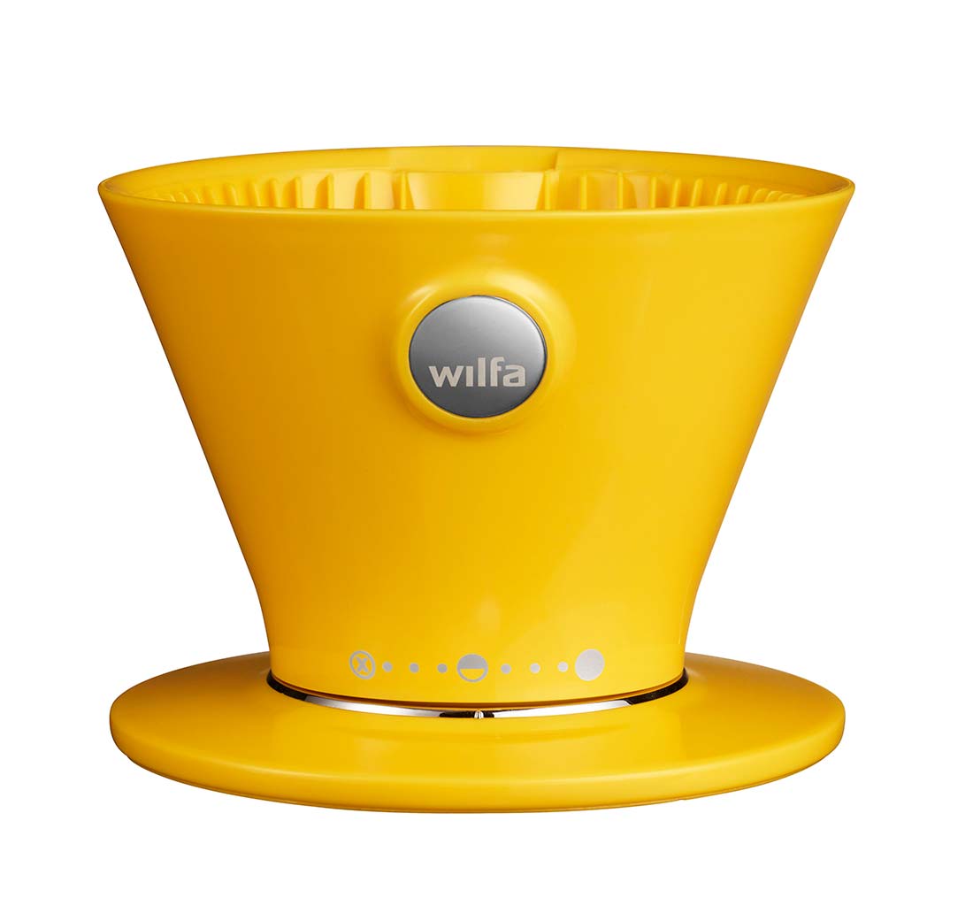 Wilfa WSPO Yellow Manual Drip Coffee Maker Gul