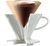 Hario - V60 02 - PorslinsFilter Vit 2kopp
